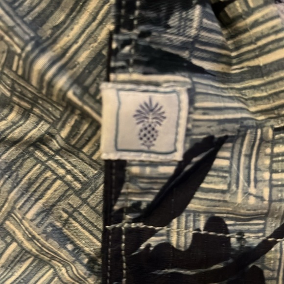 Tommy Bahama Original Fit Green Floral Palm Silk Shirt  Size M - Picture 5 of 9